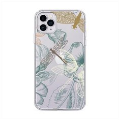 Силиконовый чехол "Тени стрекоз" на Apple iPhone 11 Pro / Айфон 11 Про Case Place