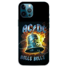 Силиконовый чехол "Альбом Hells Bells" на Apple iPhone 12 Pro Max / Айфон 12 Про Макс Case Place
