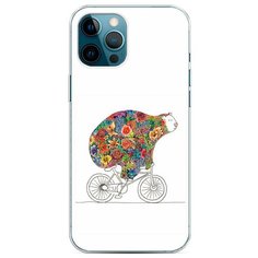 Силиконовый чехол "Хобби велосипед 8" на Apple iPhone 12 Pro Max / Айфон 12 Про Макс Case Place