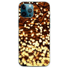 Силиконовый чехол "Новогодняя гирлянда" на Apple iPhone 12 Pro Max / Айфон 12 Про Макс Case Place