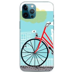 Силиконовый чехол "Хобби велосипед 9" на Apple iPhone 12 Pro Max / Айфон 12 Про Макс Case Place