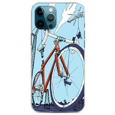 Силиконовый чехол "Хобби велосипед 10" на Apple iPhone 12 Pro Max / Айфон 12 Про Макс Case Place