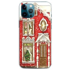 Силиконовый чехол "Пряничный домик" на Apple iPhone 12 Pro Max / Айфон 12 Про Макс Case Place
