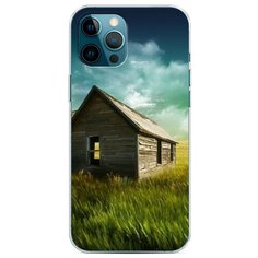 Силиконовый чехол "Домик в поле" на Apple iPhone 12 Pro Max / Айфон 12 Про Макс Case Place