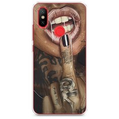 Силиконовый чехол "Девушка с татуировками" на Xiaomi Mi A2 / Сяоми Ми А2 Case Place