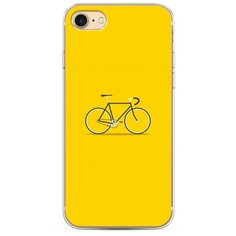 Силиконовый чехол "Хобби велосипед 1" на Apple iPhone 7 / Айфон 7 Case Place