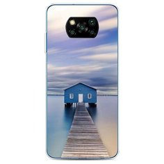 Силиконовый чехол "Домик на воде" на Xiaomi Poco X3 NFC / Сяоми Поко X3 NFC Case Place