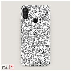 Чехол Пластиковый Samsung Galaxy A11 Бильярдная мозаика Case Place