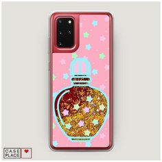 Чехол Жидкий с блестками Samsung Galaxy S20 Plus Сладкие духи Case Place