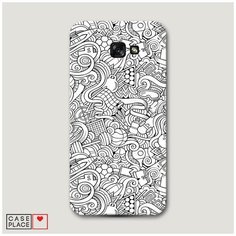Чехол Пластиковый Samsung Galaxy A7 2017 Бильярдная мозаика Case Place