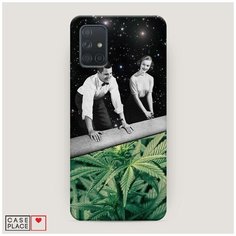 Чехол Пластиковый Samsung Galaxy A71 Ковер самокрут Case Place