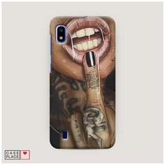 Чехол Пластиковый Samsung Galaxy A10 Девушка с татуировками Case Place