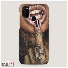 Чехол Пластиковый Samsung Galaxy M30s Девушка с татуировками Case Place