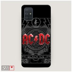 Чехол Пластиковый Samsung Galaxy A71 Альбом Black Ice Case Place