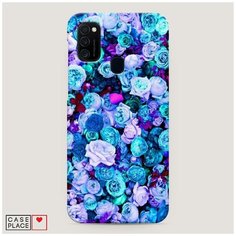 Чехол Пластиковый Samsung Galaxy M30s Цветочный ковер Case Place