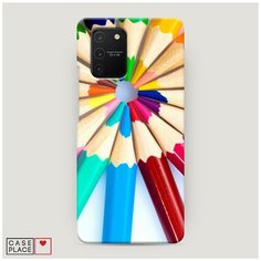 Чехол Пластиковый Samsung Galaxy S10 Lite Цветные карандаши Case Place