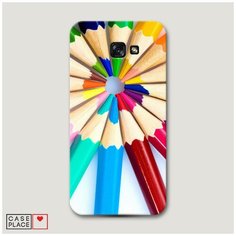 Чехол Пластиковый Samsung Galaxy A7 2017 Цветные карандаши Case Place