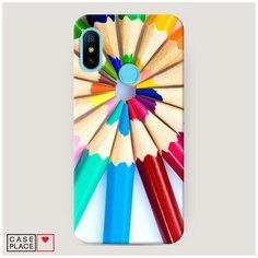 Чехол Пластиковый Xiaomi Mi A2 Lite Цветные карандаши Case Place