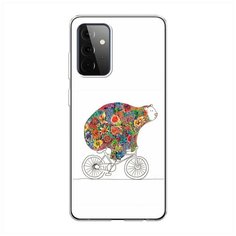 Силиконовый чехол "Хобби велосипед 8" на Samsung Galaxy A72 / Самсунг Галакси А72 Case Place