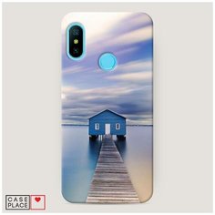 Чехол Пластиковый Xiaomi Mi A2 Lite Домик на воде Case Place