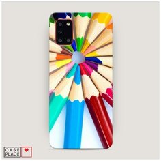 Чехол Пластиковый Samsung Galaxy A31 Цветные карандаши Case Place