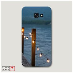 Чехол Пластиковый Samsung Galaxy A7 2017 Гирлянды на причале Case Place