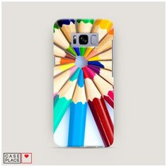 Чехол Пластиковый Samsung Galaxy S8 Цветные карандаши Case Place
