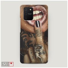 Чехол Пластиковый Samsung Galaxy A91 Девушка с татуировками Case Place