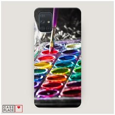 Чехол Пластиковый Samsung Galaxy A71 Палитра красок Case Place