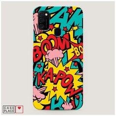 Чехол Пластиковый Samsung Galaxy M30s Постер pop art Case Place