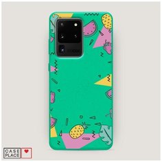 Эко-чехол Samsung Galaxy S20 Ultra Летняя рамка Case Place