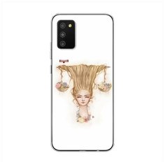 Силиконовый чехол "Весы прическа" на Samsung Galaxy A02s / Самсунг Галакси A02s Case Place