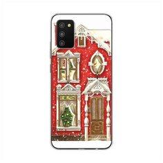 Силиконовый чехол "Пряничный домик" на Samsung Galaxy A02s / Самсунг Галакси A02s Case Place