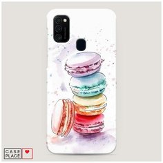 Чехол Пластиковый Samsung Galaxy M21 Пирамидка макарони 2 Case Place