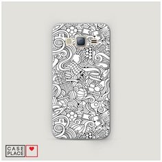Чехол Пластиковый Samsung Galaxy J3 2016 Бильярдная мозаика Case Place