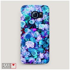 Чехол Пластиковый Samsung Galaxy S7 Цветочный ковер Case Place