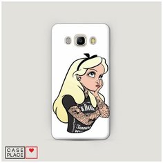 Чехол Пластиковый Samsung Galaxy J5 2016 Белоснежка в татуировках Case Place