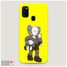 Чехол Пластиковый Samsung Galaxy M21 Кукла KAWS Case Place