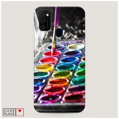 Чехол Пластиковый Samsung Galaxy M21 Палитра красок Case Place