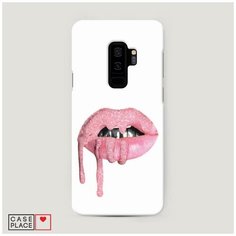 Чехол Пластиковый Samsung Galaxy S9 Plus Потекший блеск на губах Case Place