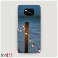 Чехол Пластиковый Xiaomi Poco X3 NFC Гирлянды на причале Case Place