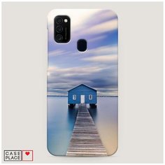 Чехол Пластиковый Samsung Galaxy M21 Домик на воде Case Place