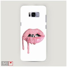 Чехол Пластиковый Samsung Galaxy S8 Plus Потекший блеск на губах Case Place