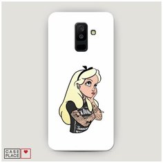 Чехол Пластиковый Samsung Galaxy A6 Plus Белоснежка в татуировках Case Place