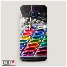 Чехол Пластиковый Samsung Galaxy S7 Палитра красок Case Place