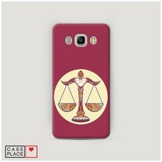 Чехол Пластиковый Samsung Galaxy J7 2016 Весы Case Place