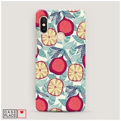 Чехол Пластиковый Xiaomi Redmi Note 5/Note 5 Pro Постер с гранатами Case Place
