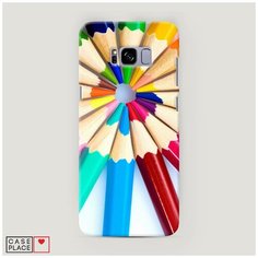 Чехол Пластиковый Samsung Galaxy S8 Plus Цветные карандаши Case Place
