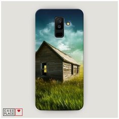 Чехол Пластиковый Samsung Galaxy A6 Plus Домик в поле Case Place