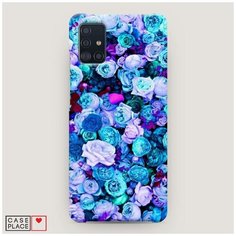 Чехол Пластиковый Samsung Galaxy A51 Цветочный ковер Case Place